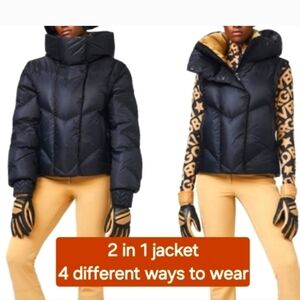 Goldbergh Josie padded convertible puffer Jacket and Vest Goldbergh ski Jacket